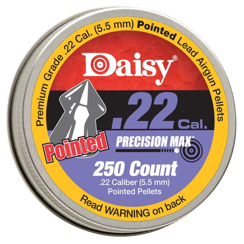 Daisy PrecisionMax - .22 Cal Pointed Pellets - 250 Pack