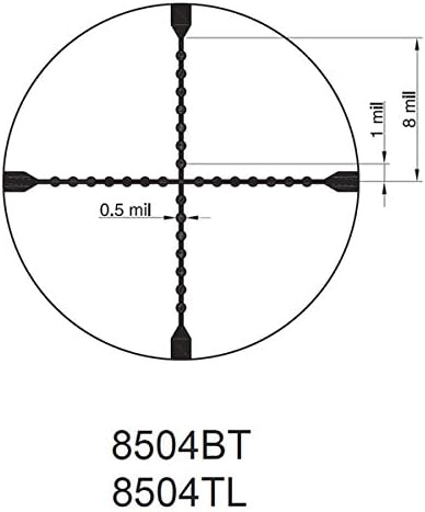TruGlo Xtreme TG-TG8504BT - Mil-Dot Reticle - 4X32