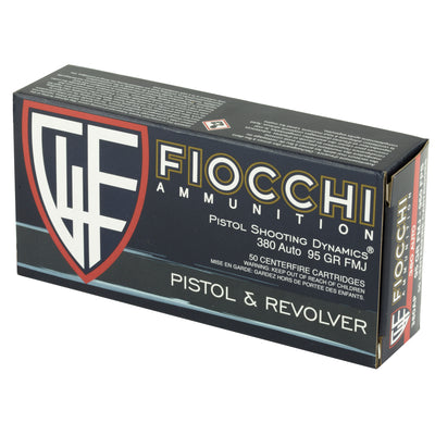 Fiocchi Range Dynamics - 380 Auto FMJ - 50 Pack