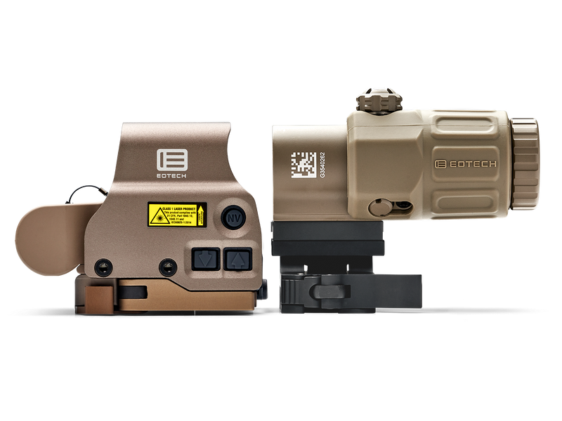 EOTech HHS VIII TAN - Hybrid EXPS3-0 Holographic Sight with 3x Magnifier