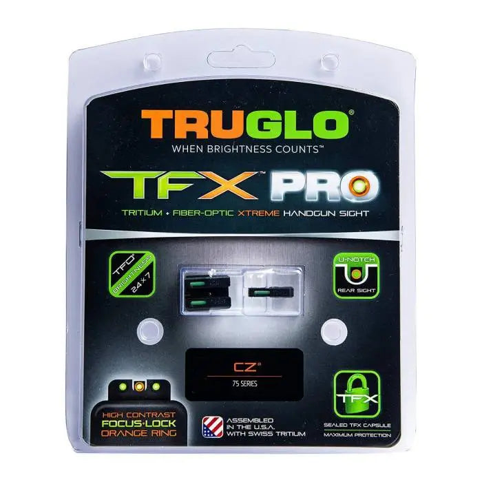 Truglo Brite-Site TFX Pro - TG-TG13CZ1PC -  Green/Orange  - 1x Magnification